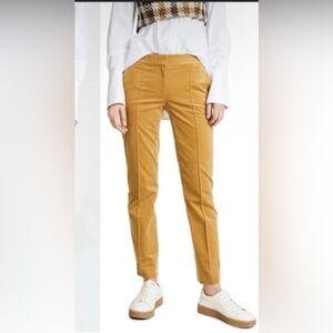 Tory Burch Devi Mustard Yellow Corduroy Pants Women’s Size 32